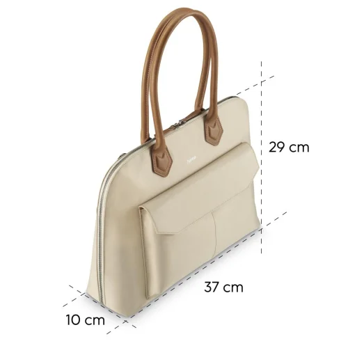 Hama 'Fabulous' Laptop Bag, from 34 - 36 cm (13.3'- 14.1'), beige, 2004047443475008 05 