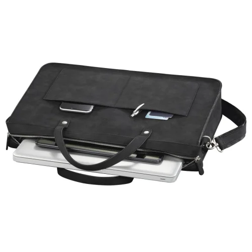 Чанта за лаптоп HAMA Classy, Top-loader, 34 - 36 cm (13.3'- 14.1'), Черен, 2004047443476760 05 