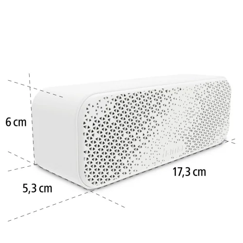 Hama 'PowerBrick 2.0' Bluetooth® Loudspeaker, Splash-Protected, 8W, white, 2004047443479112 07 