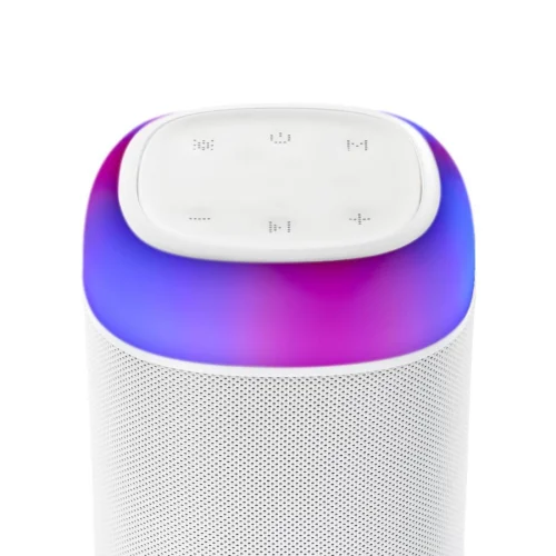 Hama 'Shine 2.0' Bluetooth® Loudspeaker, LED, Splashproof, 30 W, white, 2004047443479129 04 
