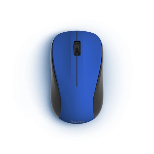 Hama 'MW-300 V2' Optical 3-Button Wireless Mouse, Silent, blue, 2004047443479709 02 