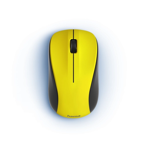 Безжична мишка Hama MW-300 V2, жълт, 2004047443479723