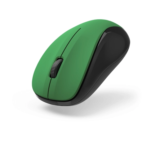Hama 'MW-300 V2' Optical 3-Button Wireless Mouse, Quiet, USB Receiver, green, 2004047443479730 02 