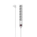 Power strip Hama 223152 6 outlets with switch, White, 2004047443480286 09 