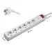 Power strip Hama 223152 6 outlets with switch, White, 2004047443480286 09 