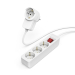 Hama 223081 Power Strip, 3 outlets with switch, White, 2004047443480804 05 