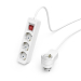 Hama 223081 Power Strip, 3 outlets with switch, White, 2004047443480804 05 