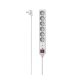 Hama 223155 Power Strip, 6 outlets with switch, White, 2004047443481092 02 