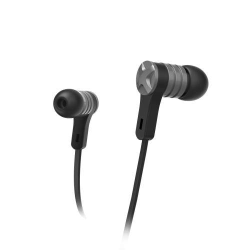 Hama 'Intense' Headphones, In-Ear, Microphone, Flat Ribbon Cable, black, 2004047443483027 03 