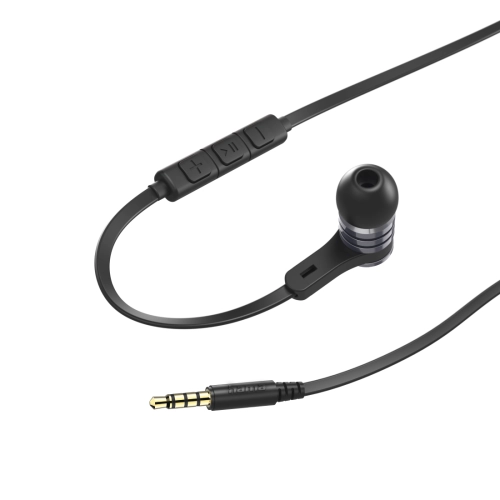 Hama 'Intense' Headphones, In-Ear, Microphone, Flat Ribbon Cable, black, 2004047443483027 06 