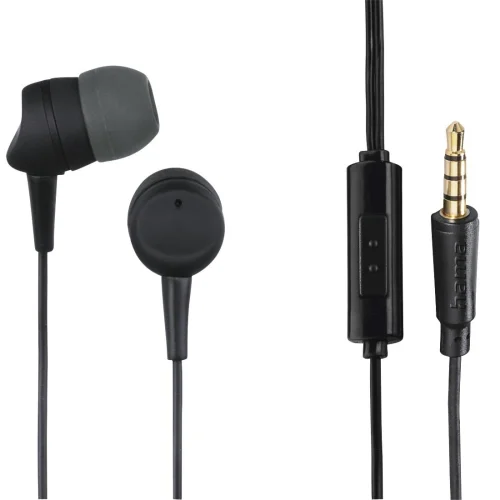 Hama Kooky Earphones, Black, 2004047443483539