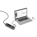 Hama Power Strip, 2-Way, USB-C/A 65 W, PD, Switch, 1.4 m, black/grey, 2004047443497314 10 