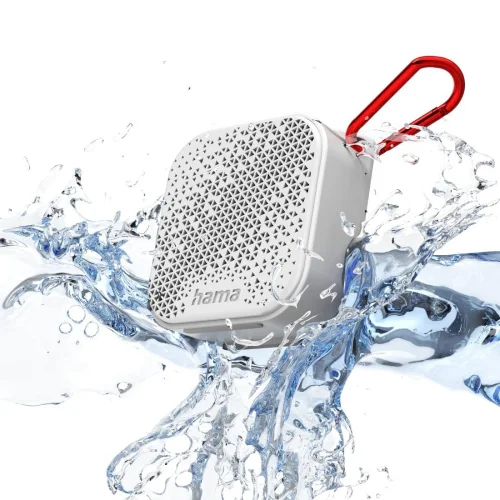 Portable wireless speaker Hama Pocket 3.0 Bluetooth, Waterproof, white, 2004047443498069 03 