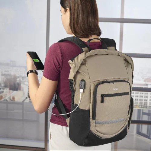 Hama 'Terra' Laptop Backpack, up to 40 cm (15.6'), natural, 2004047443499929 04 