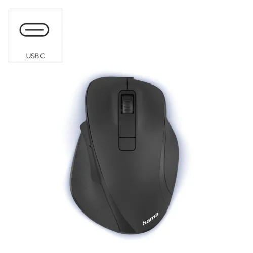 Hama 'MW-500 Recharge' Optical 6-Button Mouse, Silent, Black, 2004047443500793 07 