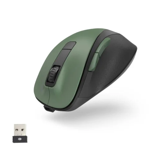 Wireless mouse Hama MW-500 Recharge, Silent, Green, 2004047443500823 02 