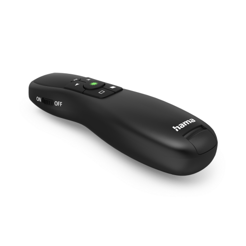 Безжичен лазерен презентер Hama Greenlight Pointer 4в1, зелен, 2004047443505491 09  — OK Office Безжичен лазерен презентер Hama Greenlight Pointer 4в1, зелен, 2004047443505491 09
