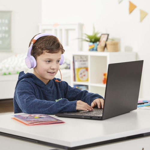 Hama Teens Guard II Kids Wireless Headphones, purple, 2004047443514493 07 
