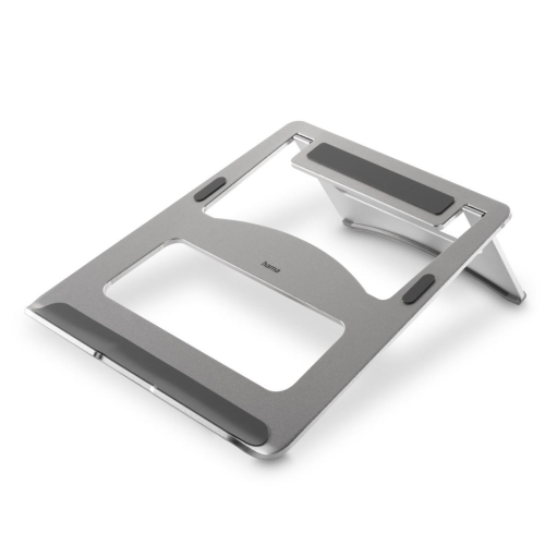 Hama Aluminium Laptop stand, up to 15.6', Silver, 2004047443515018 04  — OK Office Hama Aluminium Laptop stand, up to 15.6', Silver, 2004047443515018 04