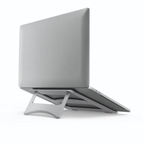 Hama Aluminium Laptop stand, up to 15.6', Silver, 2004047443515018 06  — OK Office Hama Aluminium Laptop stand, up to 15.6', Silver, 2004047443515018 06