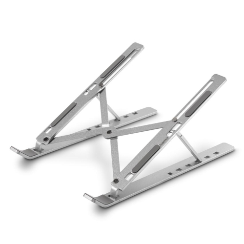 Hama Aluminium Laptop stand, up to 15.4', Silver, 2004047443515049 02  — OK Office Hama Aluminium Laptop stand, up to 15.4', Silver, 2004047443515049 02