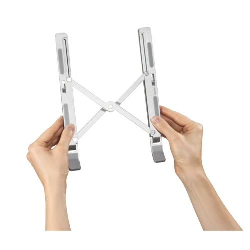 Hama Aluminium Laptop stand, up to 15.4', Silver, 2004047443515049 04  — OK Office Hama Aluminium Laptop stand, up to 15.4', Silver, 2004047443515049 04