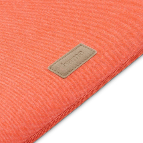 Hama Laptop Sleeve Jersey, up to 13.3'- 14.1' Orange, 2004047443518415 03 