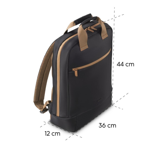 Раница за лаптоп HAMA  Ultra Lightweight 16,2' черно с кафяво, 2004047443520142 08  — OK Office Раница за лаптоп HAMA  Ultra Lightweight 16,2' черно с кафяво, 2004047443520142 08