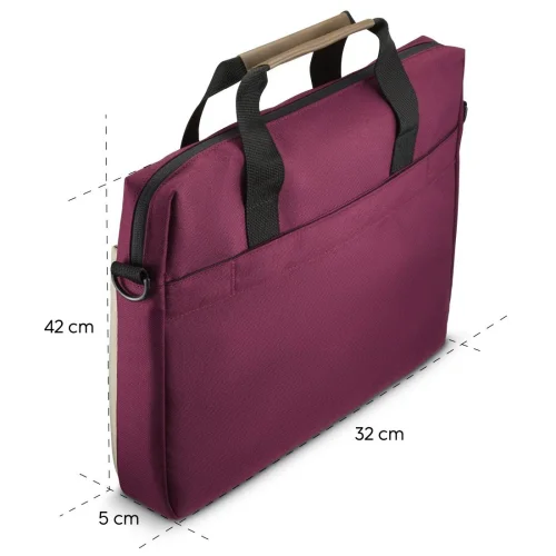 Чанта за лаптоп Hama 'Silvan', от 40 - 41 см (15,6'-16,2'), бордо, 2004047443522115 03 