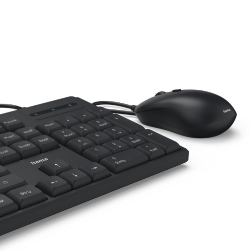 Hama CKM-200 keyboard + mouse set, Black, 2004047443524058 06  — OK Office Hama CKM-200 keyboard + mouse set, Black, 2004047443524058 06
