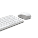 Hama WKM-500 wireless keyboard + mouse set, White, 2004047443524355 04 