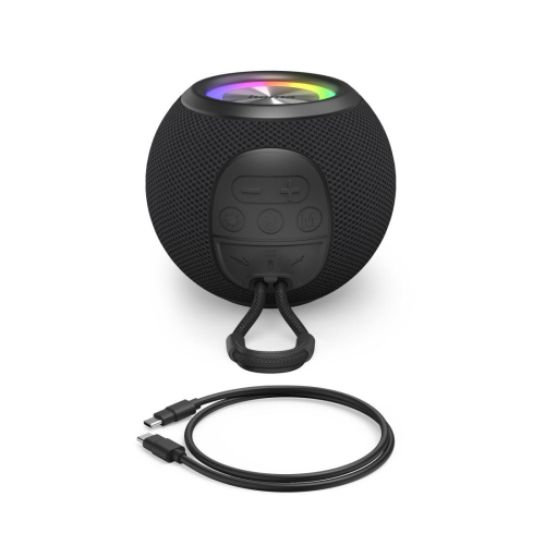 Hama Wireless speaker Ball Shape Speaker, Black, 2004047443528209 05 