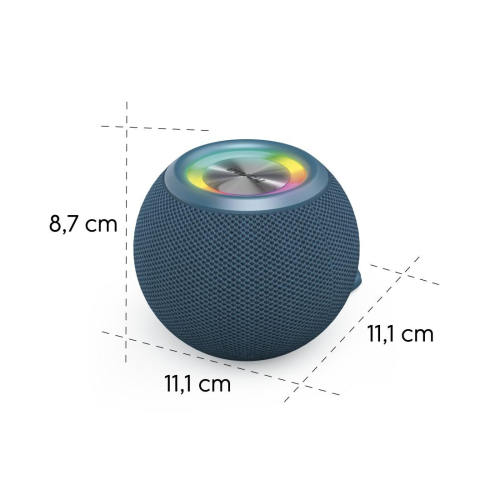 Hama Wireless speaker Ball Shape Speaker Blue, 2004047443529046 05 