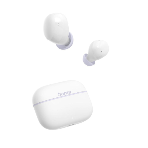 Безжични слушалки тапи Hama Freedom Buddy II, бял, 2004047443536952 03 