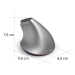 Hama EWM-700R Vertical Mouse Multi-Device Wireless, anth., 2004047443537522 10 