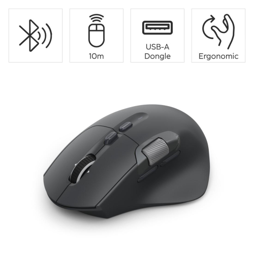 Hama Wireless Mouse WM-900, Black, 2004047443537546 02 