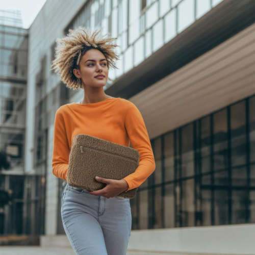 Калъф за лаптоп HAMA Cozy до 15.6' (40см), кафяв, 2004047443543219 05 