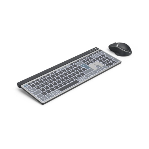 Комплект HAMA WKM-750 безжична клавиатура + мишка, черен, 2004047443558862 03 
