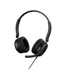 Hama CHS-200 Headphones with microphone, black