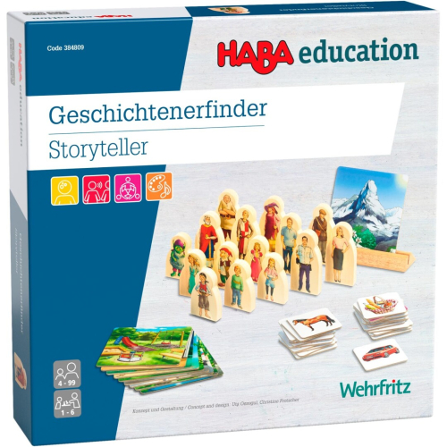 Образователна игра HABA Разказвач на истории, 4+ години, 2004052218027788 02 