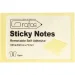 Sticky notes 75/50 yellow pastel 100sh, 1000000000040918 02 