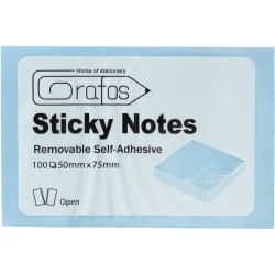 Sticky notes 75/50 blue pastel 100sheet