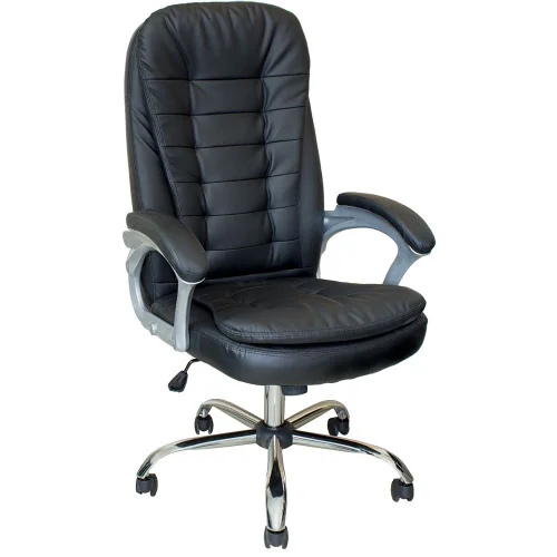 Chair Metz eco leather black, 1000000000004095