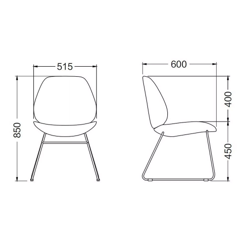 Chair conference YI Y02B-NA blue, 1000000000041265 06 