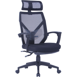 Стол Diva Black меш черен