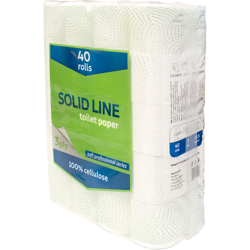 Toilet paper Solid Line 3p. 40 pc, 1000000000041557 02 
