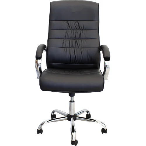 Chair Nevada eco leather black, 1000000000042220 02 