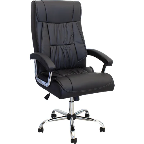 Chair Alabama CL341 eco leather black, 1000000000042221