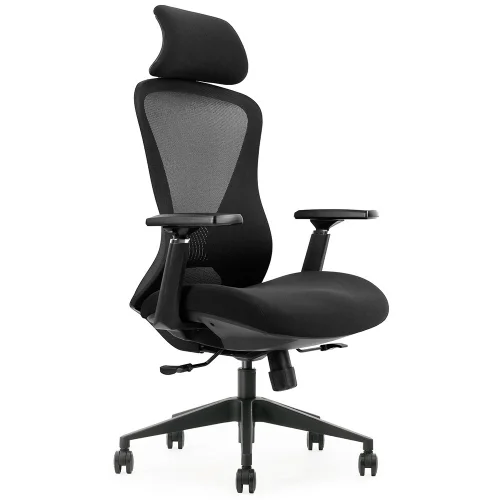 Chair VISLA BLACK HR K2-BH-12 black, 1000000000042247