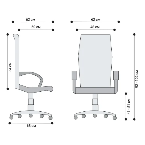 Chair ELBA F3-G01 grey-green, 1000000000042258 06 
